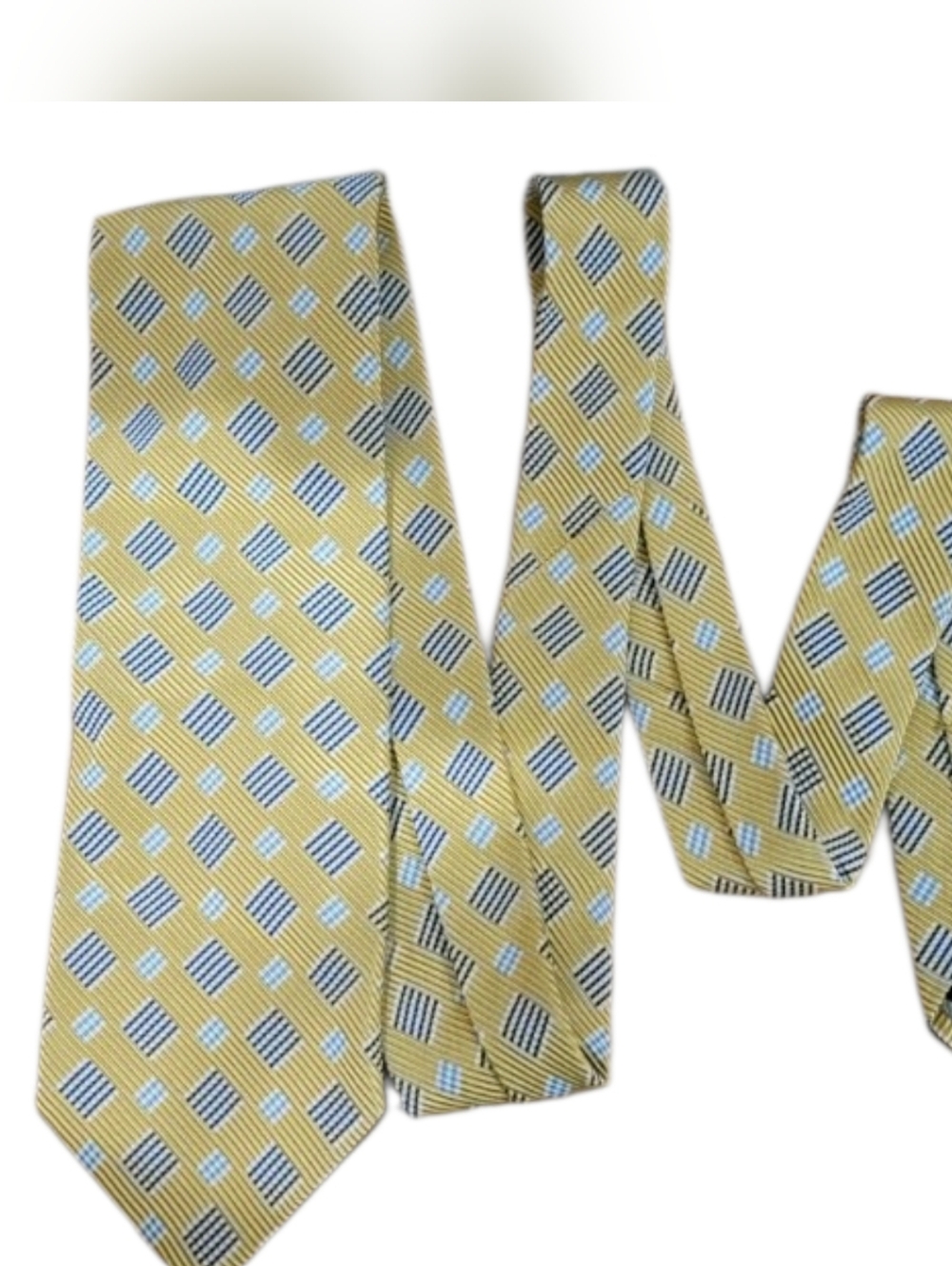 Ermenegildo Zegna‎ Multicolor Diamond Silk Neck Tie Made in Italy